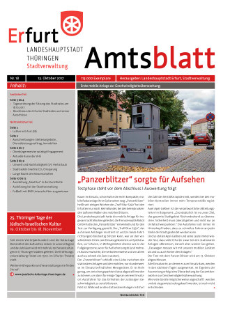 Amtsblatt Nr. 18 vom 13.10.2017