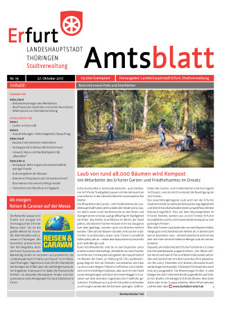 Amtsblatt Nr. 19 vom 27.10.2017
