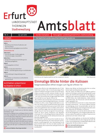 Amtsblatt Nr. 11 vom 23.06.2017