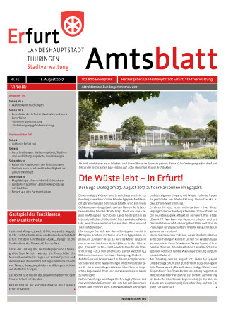 Amtsblatt Nr. 14 vom 18.08.2017