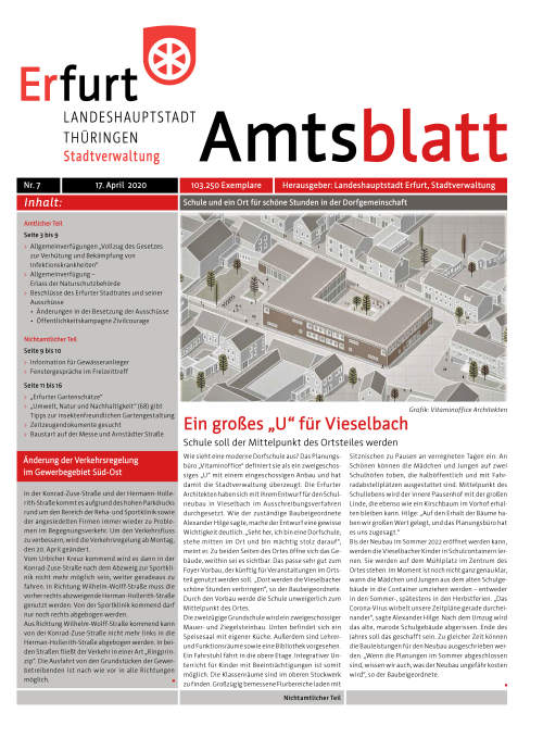 Amtsblatt Nr. 7 vom 17.04.2020