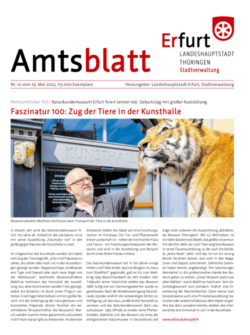 Amtsblatt Nr. 10 vom 25.05.2022