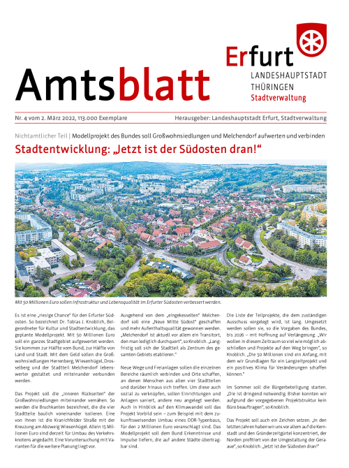 Amtsblatt Nr. 4 vom 02.03.2022