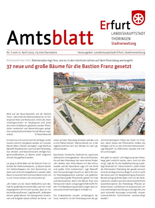 Amtsblatt Nr. 7 vom 12.04.2023