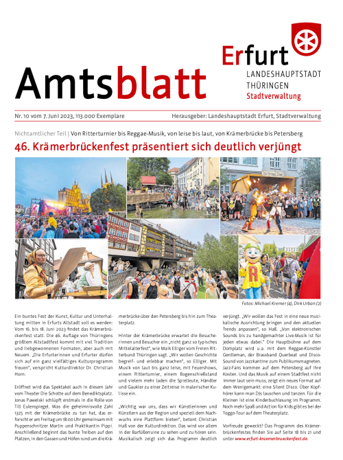 Amtsblatt Nr. 10 vom 07.06.2023