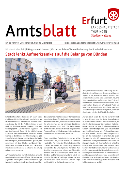 Amtsblatt Nr. 20 vom 30.10.2024