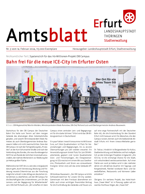 Amtsblatt Nr. 3 vom 14.02.2024