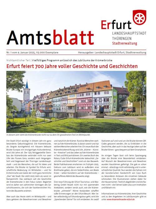Amtsblatt Nr. 1 vom 04.01.2025