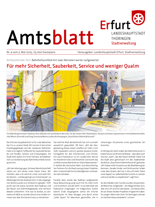 Amtsblatt Nr. 9 vom 03.05.2025