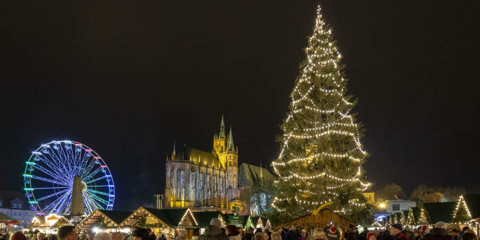 Der 170. Erfurter Weihnachtsmarkt teilweise virtuell