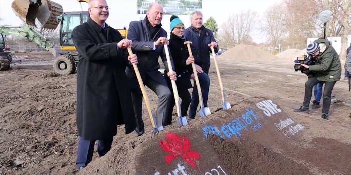 Erster Spatenstich für das Danakil in Erfurt