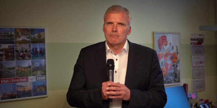 Oberbürgermeister Andreas Bausewein: Appell an die Bürger
