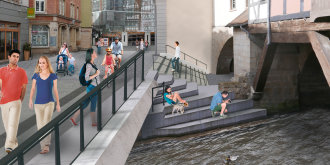 Interner Verweis: Der Neubau der Rathausbrücken