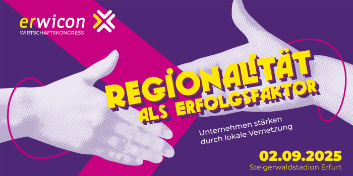 Grafik erwicon 2025 - Regionalität als Erfolgsfaktor