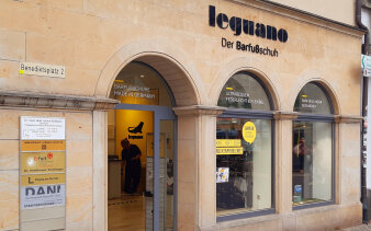 Bild einer Häuserfassade/Ladengeschäft