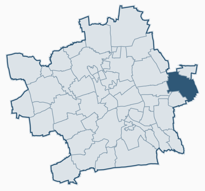 Vieselbach - Stadt-/Ortsteil Nr. 30 Übersichtskarte mit räumlicher Abgrenzung