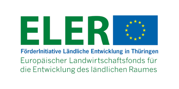 Grafik Logo ELER Förderinitiative Ländliche Entwicklung in Thüringen, Europäischer Landwirtschaftsfonds 