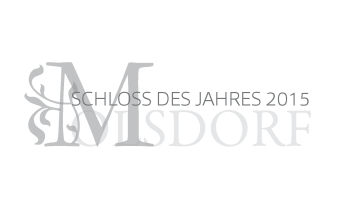 Schriftzug: Molsdorf Schloss des jahres 2015