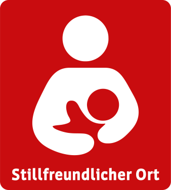 Logo Stillfreundlicher Ort für die Initiative Stillfreundliche Kommune. 