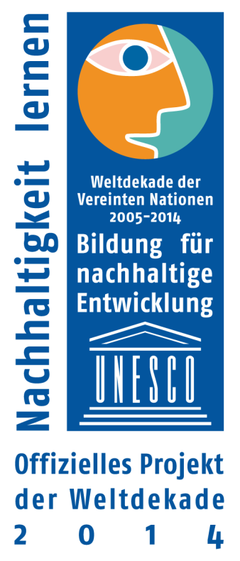 Logo, Weltdekade der Vereinten Nationen 2005 – 2014, Bildung für Nachhaltige Entwicklung, Offizielles Projekt 2014