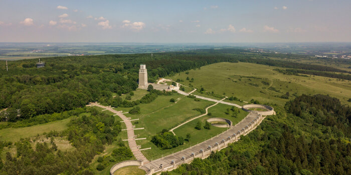 Gedenkstätte Buchenwald von oben