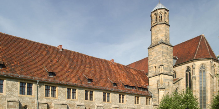 Foto: Predigerkirche © Stadtverwaltung Erfurt Seitenansicht der Predigerkirche