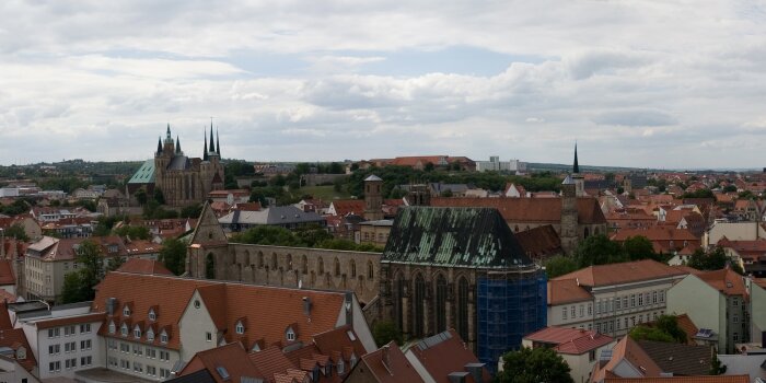 Blick über Erfurt 