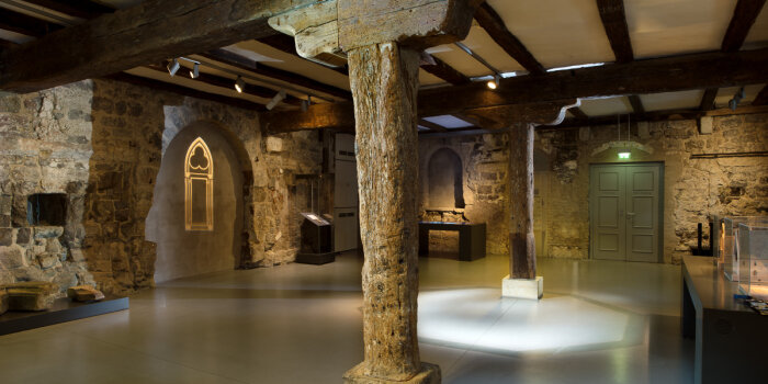 Blick in die Dauerausstellung der Alten Synagoge 