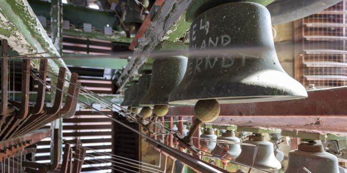 Weihnachtliche Klänge vom Carillon im Bartholomäusturm