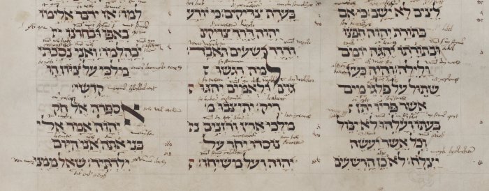 Handschrift hebräische Handschrift