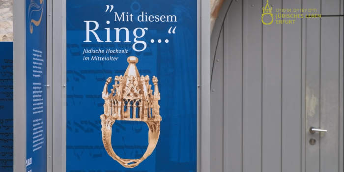Zweite Station in der Sonderausstellung „Mit diesem Ring …“ – Jüdische Hochzeit im Mittelalter