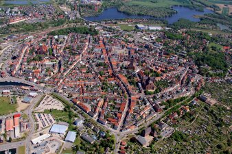 Luftbild Altstadt Wismar