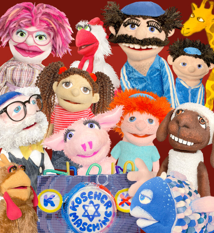 Alle für Web Puppentheater Präsentation der Stoffpuppen
