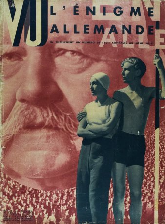 Foto: Lucien Vogel: Umschlagmontage „L’énigme allemande“ für „Vu“, Nr. 213 vom 13. April 1932 © Privatbesitz Ein Zeitschriftencover