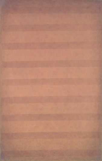 Foto: Harald Zilly: Farbstruktur (II), 2017 © Harald Zilly, Foto: Falko Behr Rostfarbene Tafel