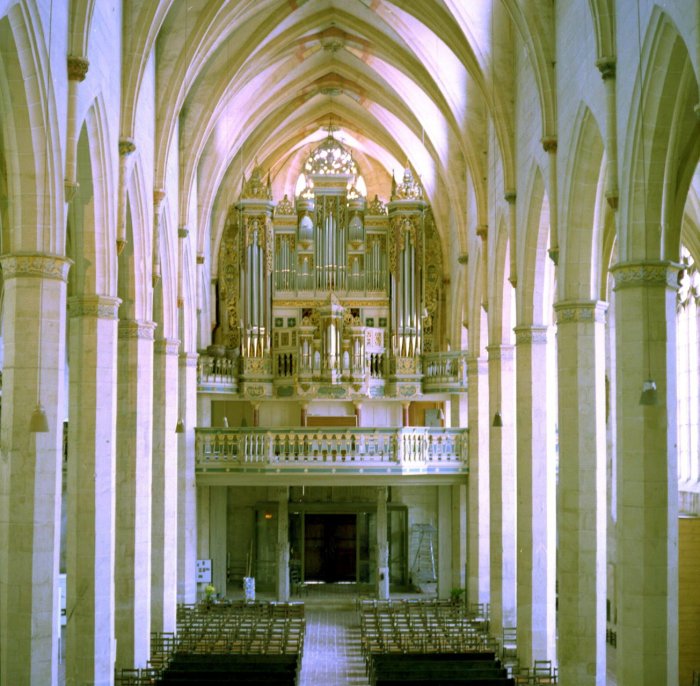 Schuke-Orgel in der Predigerkirche Ein imposantes Orgelprospekt