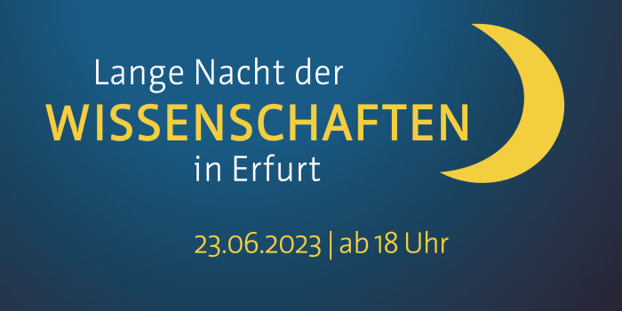 Ankündigungsbanner für die Lange Nacht der Wissenschaft 2023