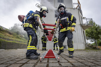 Schnappschuss aus dem Grundlehrgang des mittleren und gehobenen feuerwehrtechnischen Dienstes 2023