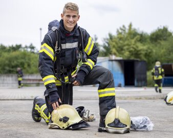 Schnappschuss aus dem Grundlehrgang des mittleren und gehobenen feuerwehrtechnischen Dienstes 2023