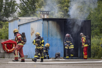 Schnappschuss aus dem Grundlehrgang des mittleren und gehobenen feuerwehrtechnischen Dienstes 2023