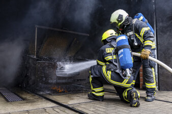 Schnappschuss aus dem Grundlehrgang des mittleren und gehobenen feuerwehrtechnischen Dienstes 2023