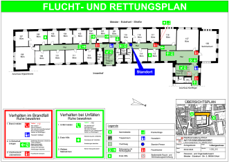 Veranstaltungsort: Flucht- und Rettungswegeplan 1. OG des Personal- und Organisationsamtes Die Datei informiert über den Flucht- und Rettungswegeplan der 1. Etage des A11.