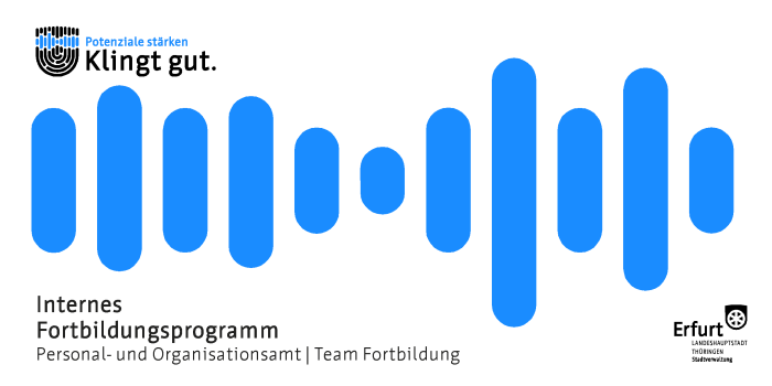 Das Banner stellt das interne Fortbildungsprogramm dar.