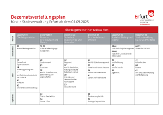 Dezernatsverteilungsplan 01.09.2025