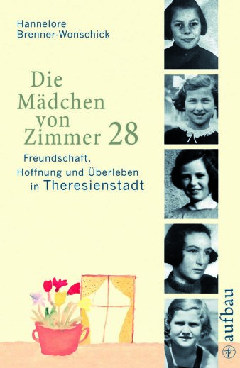 Das Buchcover zeigt den Titel des Buches sowie eine Kinderzeichnung und fünf Mädchen-Porträts. 